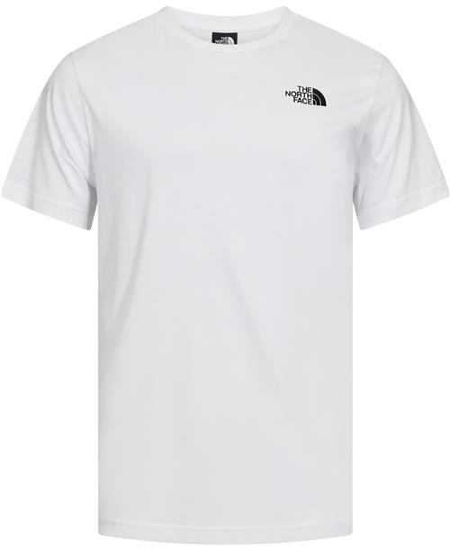 Se The North Face M Vertical SS TEE TNF White Mand Hvid Kortærmede T-shirts Str S - Bomuld hos Magasin ved Magasin