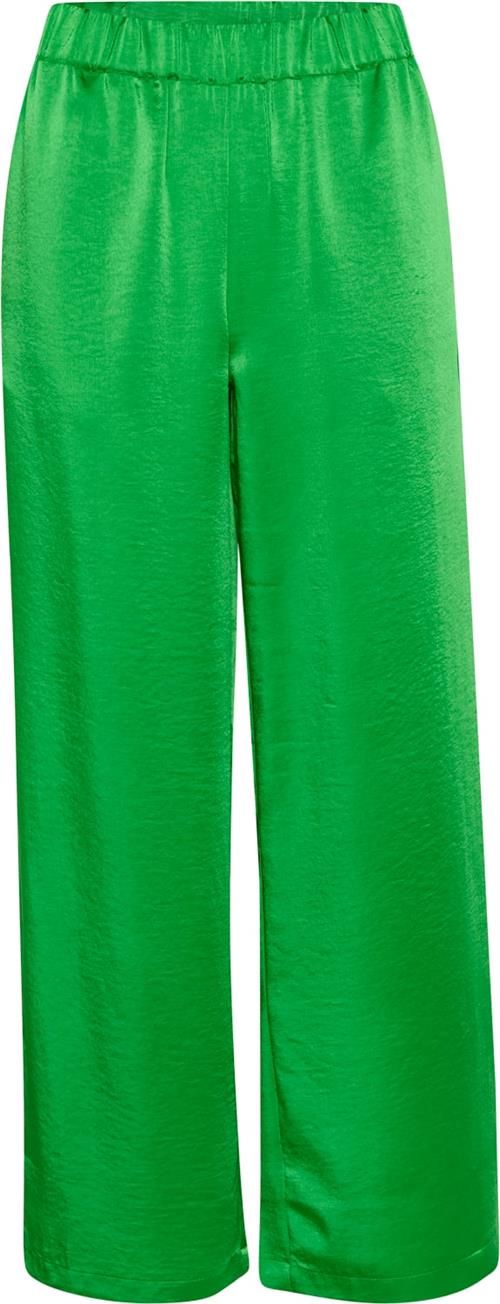 Saint Tropez Dinnesz Pants Kvinde Jelly Bean Bukser Med Brede Ben Loose Fit Str S - hos Magasin