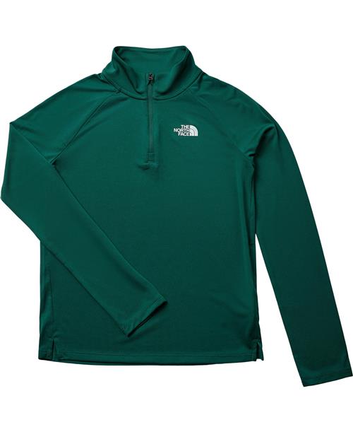 The North Face Teen Never Stop 1/4 ZIP Evergreen Str S - Evergreen Bluser hos Magasin