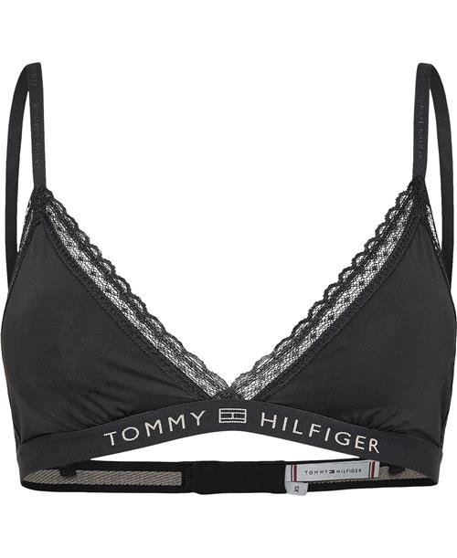 Tommy Hilfiger Unlined Triangle Bh'er Uden Bøjle Str M - Nylon hos Magasin