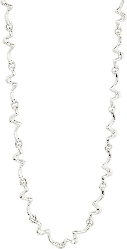 Se Pilgrim Penelope Recycled Necklace Silverplated one size - Halskæder Med Vedhæng hos Magasin ved Magasin