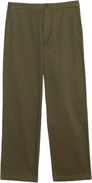 Se Wood Wood Silas Classic Trousers Mand Olive Chinos Str 31 - Bomuld hos Magasin ved Magasin