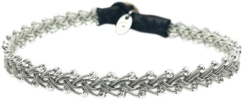 Se BeChristensen Maria Facet Silver Beads Black S (16-17cm) - Kædearmbånd Med Vedhæng hos Magasin ved Magasin