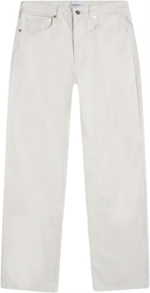 Se Woodbird Maria Off White Jeans Kvinde Off White Straight Jeans Str 27 / 33 - Bomuld hos Magasin ved Magasin