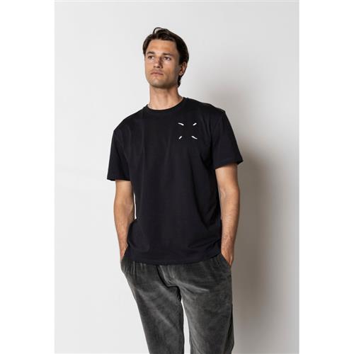 Clean Cut Copenhagen Clean Organic Tshirt Mand Black Kortærmede T-shirts Str XL - Bomuld hos Magasin