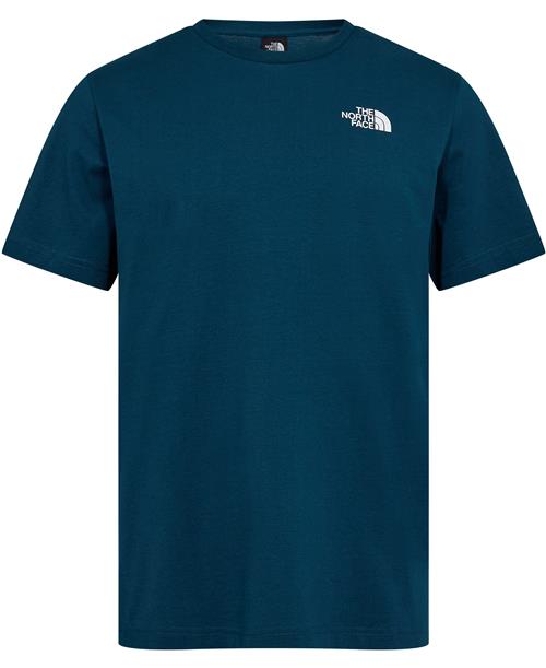 The North Face M Vertical SS TEE Midnight Petrol Mand Midnight Petrol Kortærmede T-shirts Str XXL - Bomuld hos Magasin