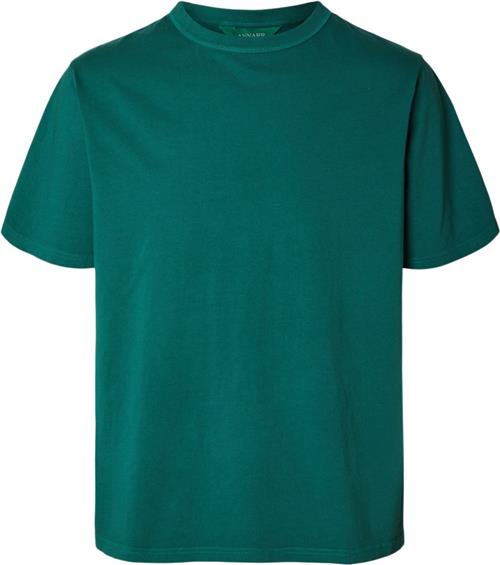 Annarr Anrro Garment DYE SS Oneck TEE Mand Verdant Green Kortærmede T-shirts Str L - hos Magasin