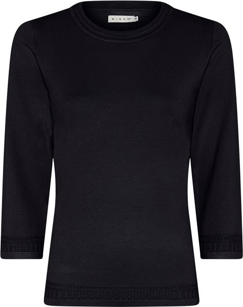 Micha BB Jumper_ BB Viscose Knit Kvinde Navy Sweaters Str S - hos Magasin