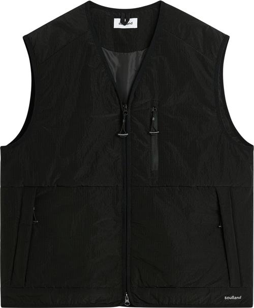 Soulland Clay Vest Mand Sort Veste Str M/L - Polyester hos Magasin