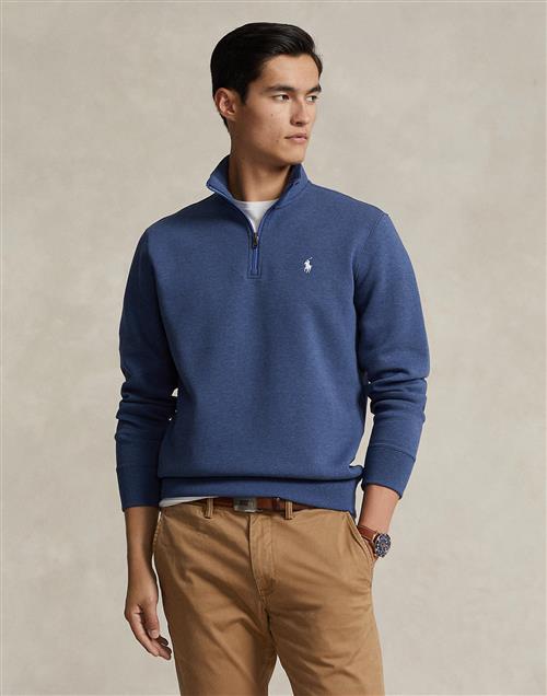 Polo Ralph Lauren 30/1 Double KNT Cvclsl-sws Mand Derby Blue Heather Sweatshirts Str M - hos Magasin