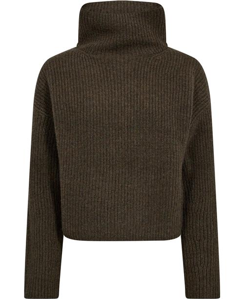 Se Polo Ralph Lauren 3/15 Wool/cash Rwslsl-plo Kvinde Canopy Olive Heather Sweaters Str L - hos Magasin ved Magasin