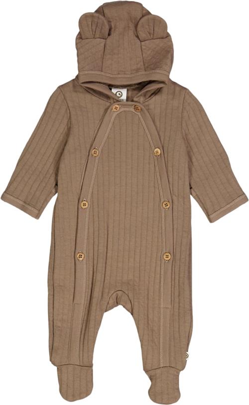 Se Müsli by Green Cotton Cotton Quilt Bodysuit Str 56 - Walnut Heldragter Bomuld hos Magasin ved Magasin