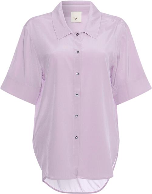 Se Heartmade ¤ Matea Shirt HM ¤ Kvinde Wild Orchid Kortærmede Skjorter Str 40 - hos Magasin ved Magasin