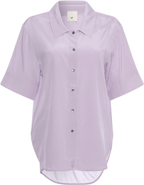 Heartmade ¤ Matea Shirt HM ¤ Kvinde Wild Orchid Kortærmede Skjorter Str 34 - hos Magasin