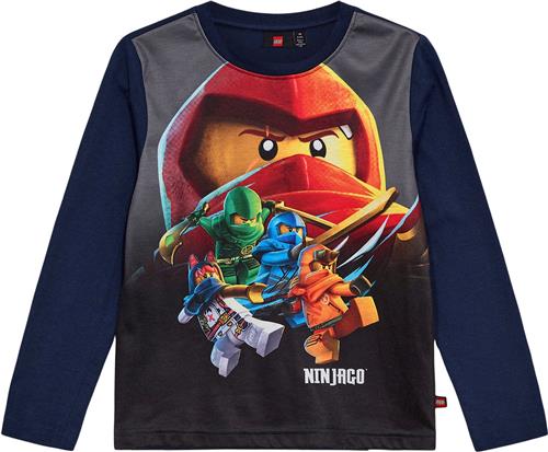 LEGO kidswear/LEGO børnetøj Lwtano 619 T-shirt L/S Str 134 cm - Blå Bluser hos Magasin