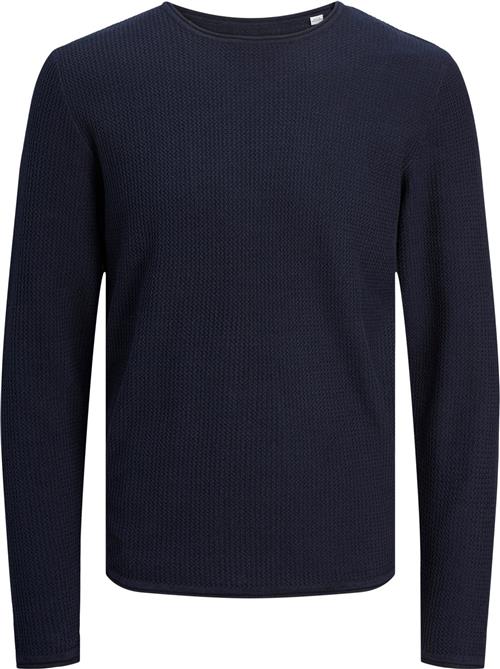 Jack & Jones Jjecooper Knit Crew Neck Noos Mand Mood Indigo Sweaters Str S - hos Magasin