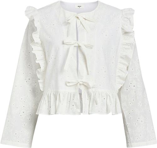 Object Objcilie L/S TOP DIV Kvinde Cloud Dancer Toppe Str 40 - hos Magasin