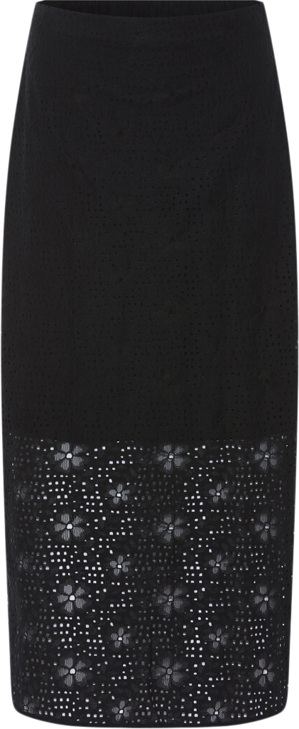 Rue de Femme Nova Skirt RdF Kvinde Black Midi Nederdele Str L - hos Magasin