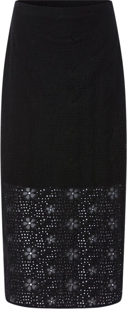 Rue de Femme Nova Skirt RdF Kvinde Black Midi Nederdele Str XL - hos Magasin