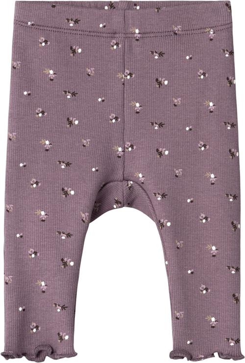 Name It Nbfolinne Legging Str 74 - Arctic Dusk Bukser hos Magasin