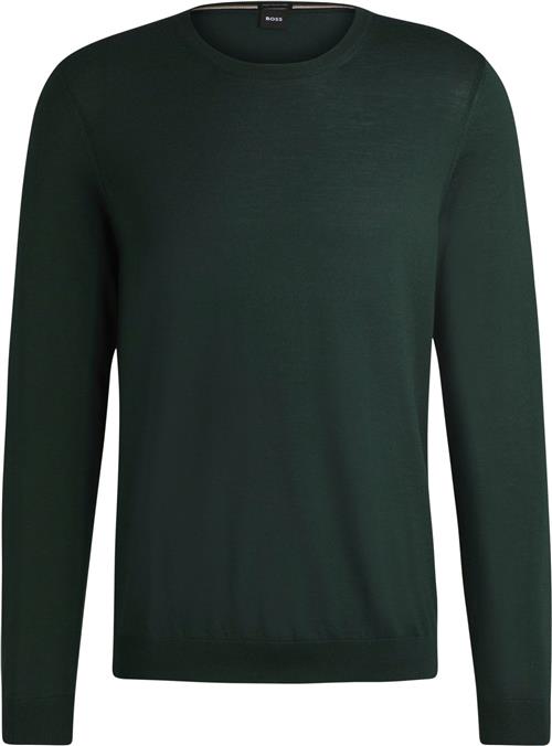 BOSS Lenop Mand Green Sweaters Str S - hos Magasin