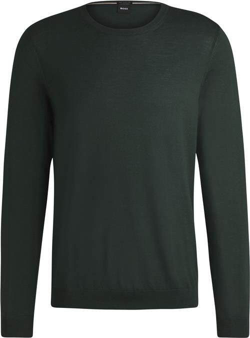 Se BOSS Lenop Mand Green Sweaters Str M - hos Magasin ved Magasin