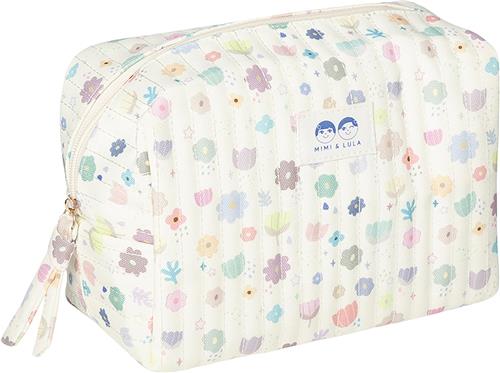 Mimi & Lula Mimi & Lula Toilet Taske - Floral White - 0008 Pusletasker & -Tilbehør hos Magasin