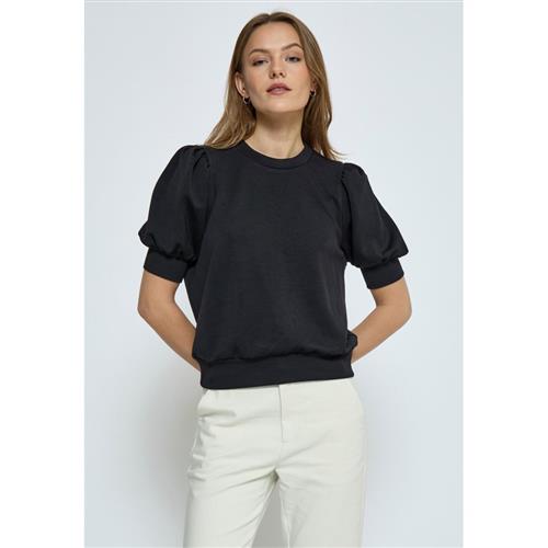 Minus Mslivana Tshirt Kvinde Black Kortærmede T-shirts Str XS - hos Magasin