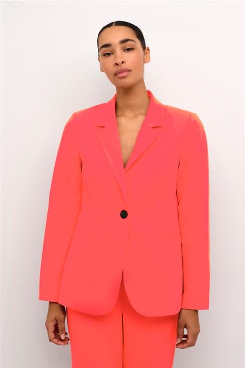 Kaffe Kasakura Blazer Kvinde Fiery Red Blazere Str 46 - hos Magasin