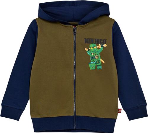 LEGO kidswear/LEGO børnetøj Lwscout 607 Sweatshirt Str 134 cm - Dark Khaki Sweatshirts hos Magasin