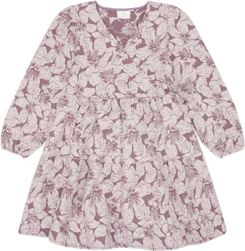 The New Tnlipa L_S Dress Str 110-116 cm/5-6 år - Orchid Haze Kjoler Polyester hos Magasin