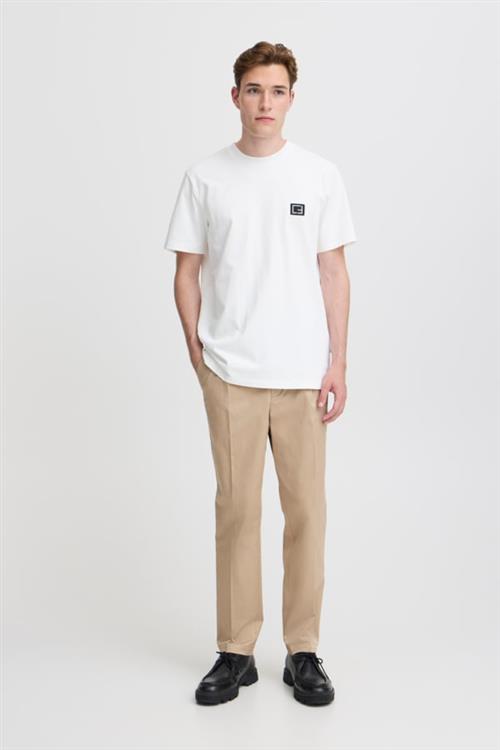 Casual Friday Cfmarc Performance Pants With Pleat Mand Silver Mink Chinos Relaxed Fit Str 31/32 - hos Magasin