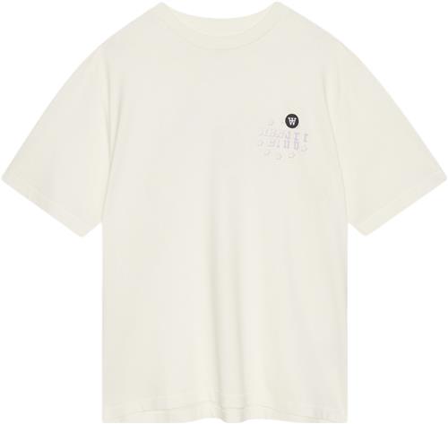 Wood Wood Asa Resort Club Tshirt Gots Mand Off-white Kortærmede T-shirts Str S - hos Magasin