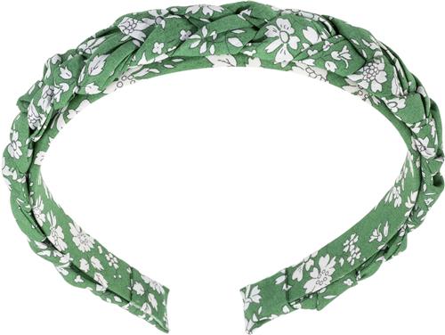 Se Bon Dep Hairband Braided mw Liberty Capel Green ONE SIZE - Hårbøjler hos Magasin ved Magasin