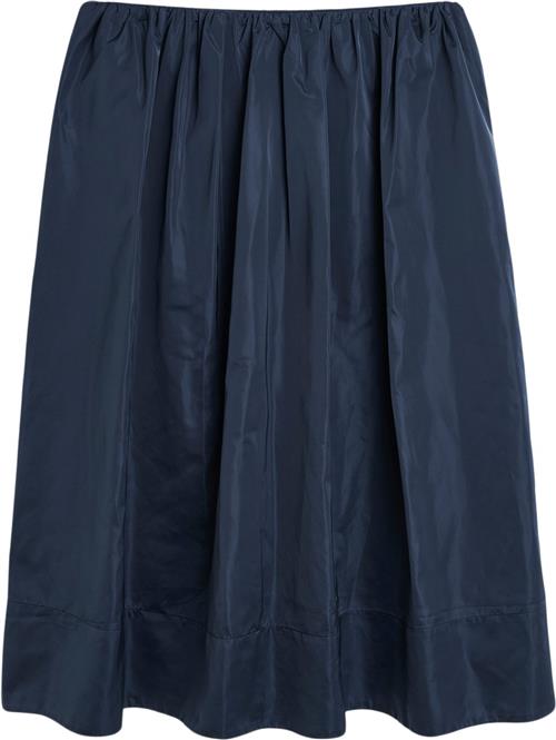 HERSKIND Miss Skirt Kvinde Navy Midi Nederdele Str 40 - Polyester hos Magasin