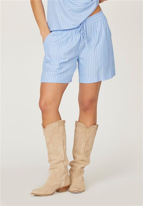 Se SisterS Point Ellasho11 Kvinde Blue Stripe Casual Shorts Str XL - hos Magasin ved Magasin