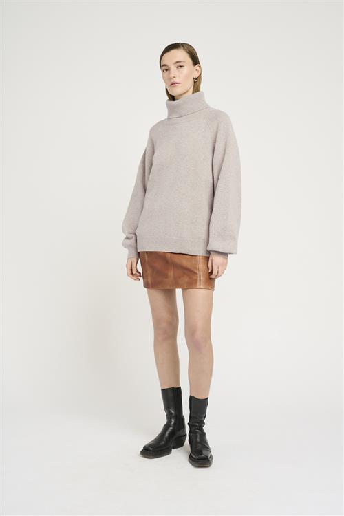 Se Gestuz Manzigz Wool Rollneck Noos Kvinde String Melange Sweaters Str XS - hos Magasin ved Magasin