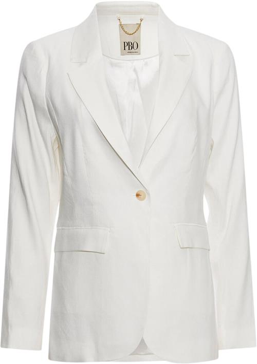 Se PBO ¤ Telloka Blazer ¤ Kvinde Off White Blazere Str 40 - hos Magasin ved Magasin