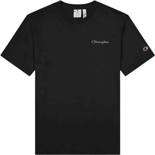 Champion Crewneck Tshirt Mand Black Beauty Kortærmede T-shirts Str L - Bomuld hos Magasin