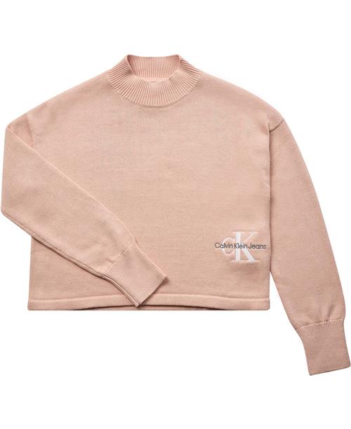 Calvin Klein Monogram OFF Placed Sweater Str 8 år - Tfc Sweatshirts hos Magasin