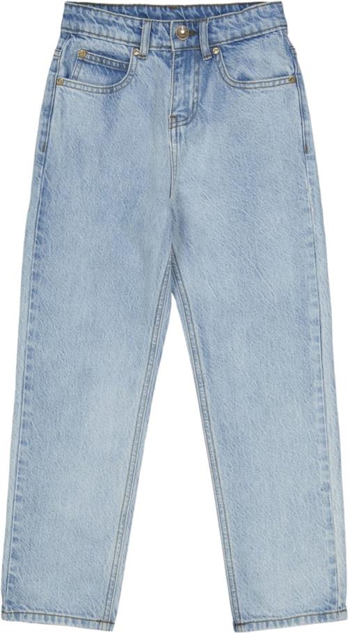 The New Tnre:Turn Loose Fit Jeans Str 110-116 cm/5-6 år Unisex - Blå Jeans Bomuld hos Magasin