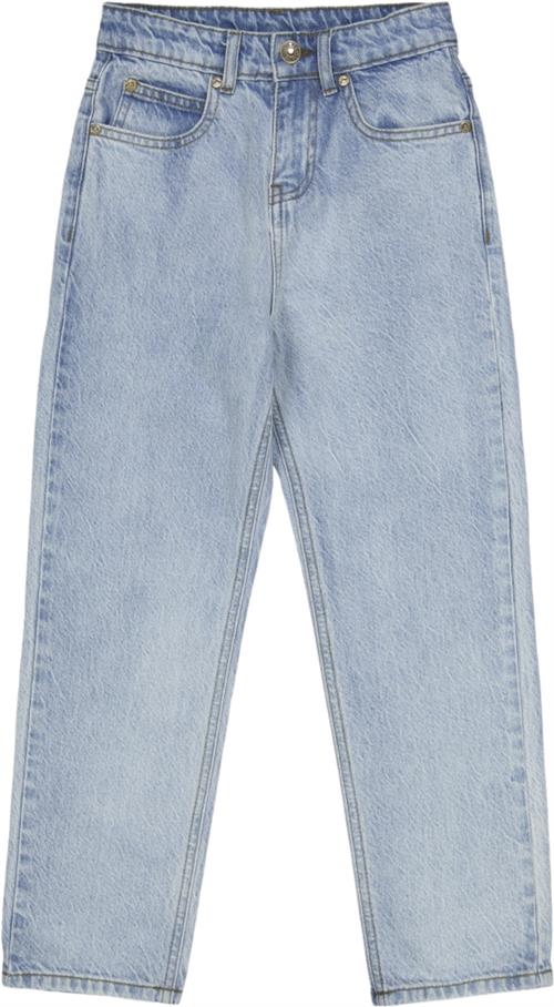 The New Tnre:Turn Loose Fit Jeans Str 134-140 cm/9-10 år Unisex - Blå Jeans Bomuld hos Magasin