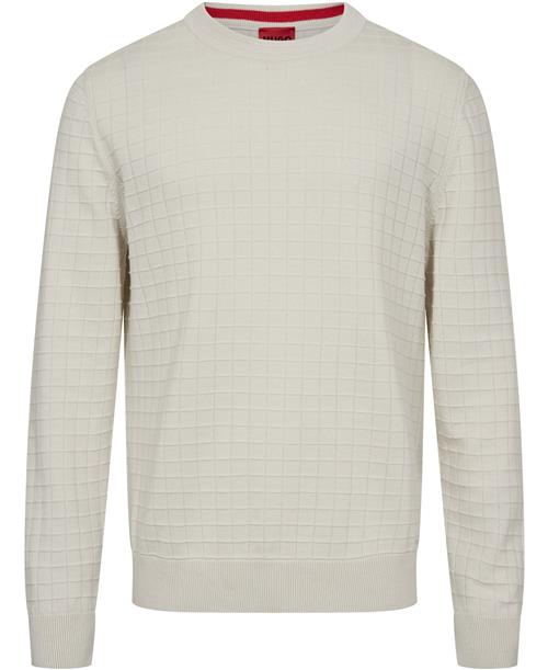 Se HUGO Scoult Kvinde Natural Sweaters Str M - hos Magasin ved Magasin