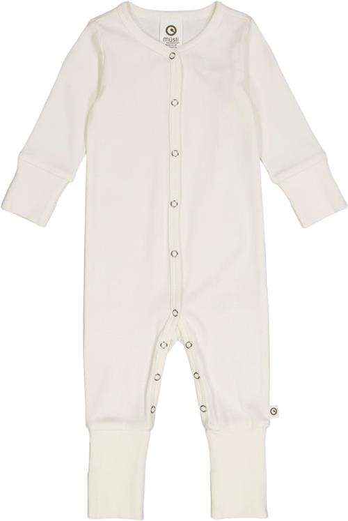 Se Müsli by Green Cotton Rib Bodysuit Str 50 - Balsam Cream Heldragter Bomuld hos Magasin ved Magasin