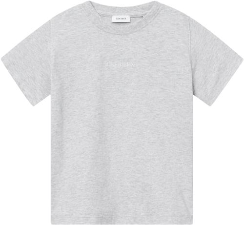 Les Deux Dexter Tshirt Kids Str 158/164 - Snow Melange Kortærmede T-shirts hos Magasin