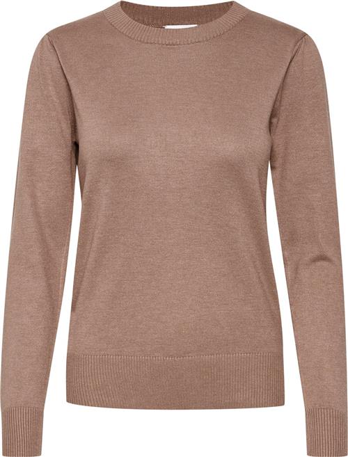 Se Saint Tropez Milasz Pullover Kvinde Antler Melange Sweaters Regular Fit Str S - hos Magasin ved Magasin