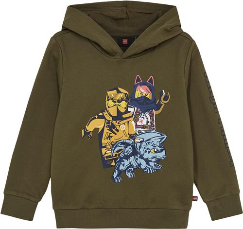 Se LEGO kidswear/LEGO børnetøj Lwscout 701 Sweatshirt Str 140 cm - Dark Khaki Sweatshirts hos Magasin ved Magasin