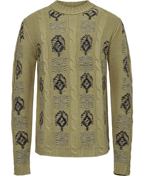 Tiger of Sweden Arnol RWS Mand Green Olive Sweaters Str XL - hos Magasin