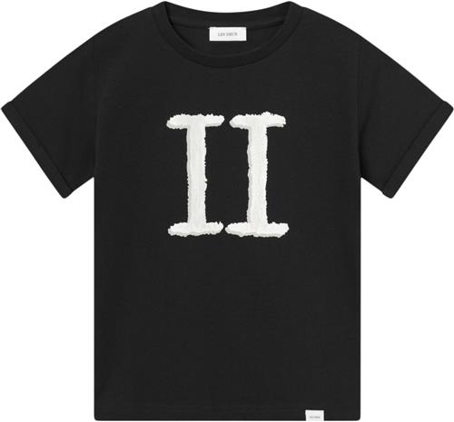 Les Deux Hand Drawn Encore Tshirt Kids Str 146/152 - Black/ivory Kortærmede T-shirts hos Magasin