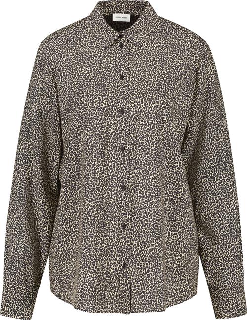 Gerry Weber Blouse 1/1 Sleeve Kvinde Black/beige Mini Leo Toppe Str 44 - hos Magasin